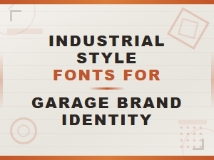Bold Industrial Garage Fonts for Mechanic Brand Identity