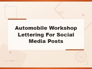 Vintage Garage Font Automobile Workshop Lettering for Social Media Posts